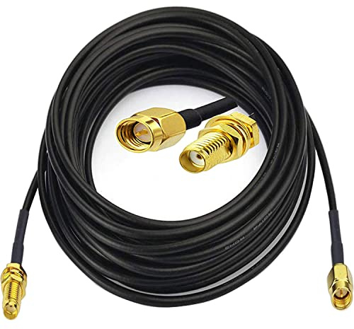 RUNCCI-YUN 2pcs Sma Kabel 5m,Sma-Stecker,SMA Verlängerung，SMA Kabel RG174 für 0-3G LTE Antenne