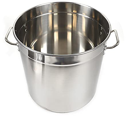 70L Kochtopf Groß Suppentopf Edelstahl Nudeltopf mit Deckel Gulaschkessel Campingkochtopf Cooking Pot Edelstahl Topf Kochtopf