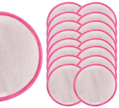 18 Dischetti Struccanti Lavabili e Riutilizzabili - Cura la Tua Pelle con Dolcezza e Sostenibilità grazie al suo morbido tessuto in fibra di Bamboo e Cotone Naturale