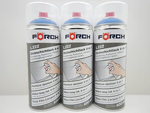 Förch 4 in 1 RAL 5010 ENZIANBLAU BLAU DICKSCHICHTLACK LACK SPRAY SPRAYDOSE 400ML (3)