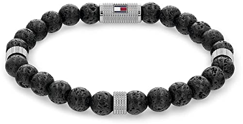 Tommy Hilfiger Jewelry Armband für Herren aus Lavasteinperlen - 2790435