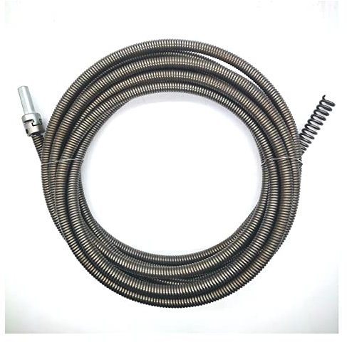 PLIPSH 1,5/3/5 Meter lang * 10 mm Durchmesser Haushalt Küche Toilette Rohr Bohrmaschine Abfluss Ausbaggern Spring Sink Cleaner Kanalbaggerwerkzeug Perfection (Size : 5 Meter)