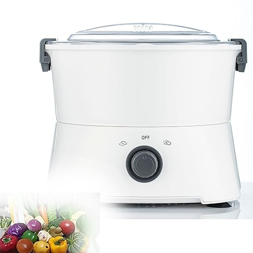 McbeAn Pelapatate Elettrico, Disidratatore Automatico di Verdure, Funzionamento One-Touch, Cuscinetto da 1 kg, Multifunzionale, Sbuccia Rapidamente Grandi Quantità di Patate, per Frutta Verdura