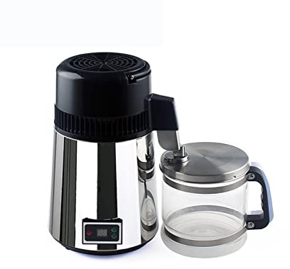 Distillatore di Acqua Distillatore di Acqua Pura 4L Filtro per Macchina per Acqua Distillata Dentale in Acciaio Inossidabile Elettrico Distillazione Purificatore Brocca per Depuratore d'Acqua Domest