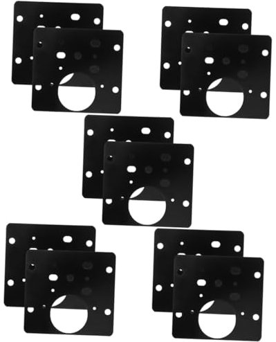 OSALADI 10stücke Scharnier Reparaturplatten Aus Edelstahl Robuste Türscharniere Für Möbel Einfache Montage Für Beschädigte Schranktüren Vielseitig Einsetzbar Für Schränke Und