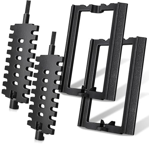 Hiorucet 40257 Cast Iron Shaker Grate & 40256 Shaker Grate Frame for US Stove, Vogelzang, Johnson Wood Stoves & Furnaces, Hot Blast 1500 1557M 1300 1537 1357M, AF22, J9900, J7300, Norseman 2500 1500.