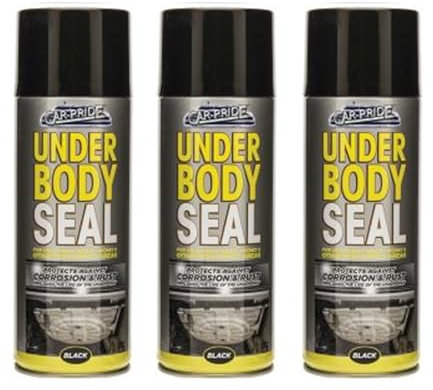 PNJB Underbody Sealant Seal Spray, Under Body Rust Corrosions Protection, Suitable for cars, trucks, SUVs, and even off-road vehicles, Long-Lasting Protection,400ml, (3PCS)