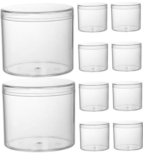 Bocaux Alimentaires Hermétiques Ronds 15 Pièces 225ml en Plastique