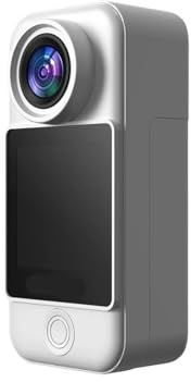 C300 Pocket Action Camera 4K/30FPS Batteria lunga Stabilizzazione GIROCOLARE a 6 assi 5G WiFi Webcam remota Sport DV Shooting Cam(C300 Pocket White)