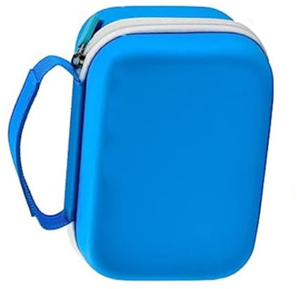 GKYQVE Storage Bag for Seckton Deker Children Hard Shell Shockproof Box Pocket Camera Protective Case Travel Cable Storage Bag Portable Card Organization Pouch