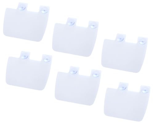 SOLUSTRE 6 Pezzi Paraspruzzi Lavello Cucina con Ventosa Paraschizzi Schizzi per Lavandino Protezione Versamento Acqua per Cucina e Bagno Accessorio Lavello Multifunzionale