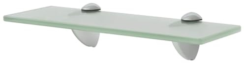 Tomostar Étagère Murale en Verre Trempé, Étagère de Douche Tablette de Salle de Bain Murale 30 x 20 cm 8 mm