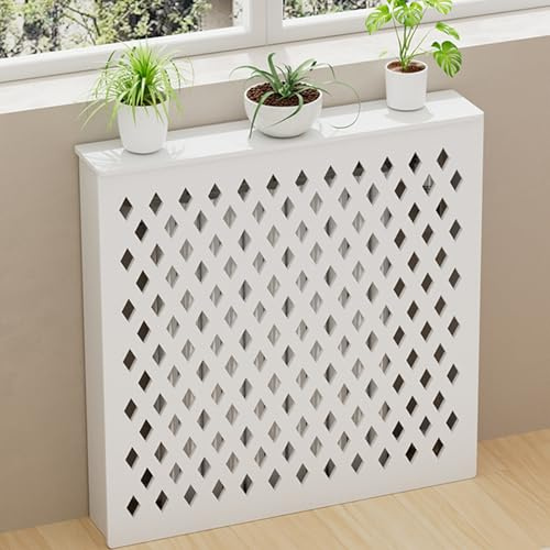 SXYCKRUI Radiator Covers for Home, Modern Baseboard Heater Covers for Bathroom, Household Living Room Heating Decorative, White(70 * 80 * 20cm/28 * 31 * 8in)