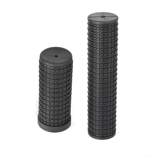 Besttoolifes Cómodas empuñaduras de bicicleta para bicicletas de montaña y carretera, empuñaduras antideslizantes para manillar, material ABS, 120 mm de largo, 75 mm de corto, par negro (agarres