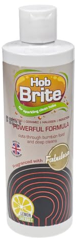 UKDeals Direct® Hob Brite Hob Cleaner Cream Original Ceramic Electric, Halogen and Induction Hob Cream Cleaner 250ml (Pack of 1)
