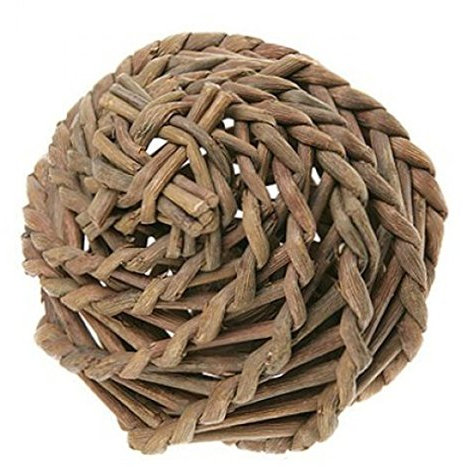 Nature First Large Willow Ball Playing Hiding Toy Teeth Trimmer for Hamsters, Rats & Small Animals - 32cm