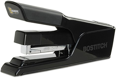 Bostitch EZ Squeeze 40 ark platt clinch skrivbordshäftapparat, minskad ansträngning, svart (B9040)