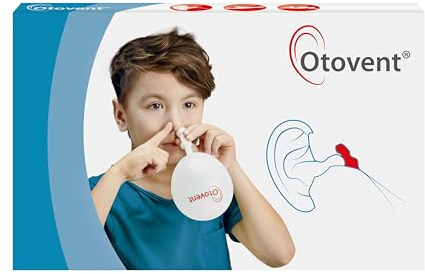 OTOVENT Nasenballon System 1 Nasenstück+ 15 Luftmembrane, zur Behandlung bei Mittelohrdruck, Druckausgleich Ohrstöpsel Flugzeug