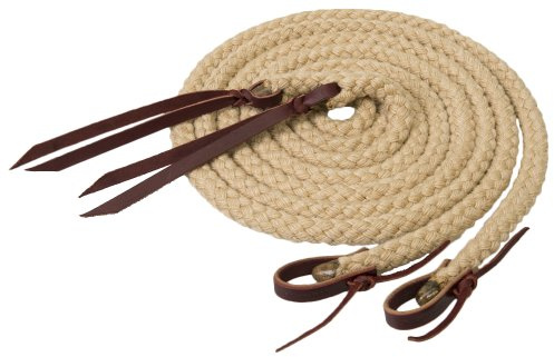 Weaver Leather Silvertip Spaltzügel, hohl, 1,6 cm x 2,4 m, Hellbraun