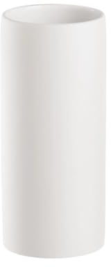 Kleine Wolke 5055100852 Pur Gobelet de Brosse à Dents Porcelaine Gommée Blanc