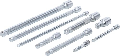 BGS 2253 | Jeu de rallonges basculants | 6,3 mm (1/4) / 10 mm (3/8) / 12,5 mm (1/2) | 9 pièces