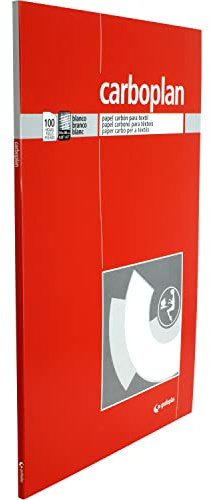 Carboplan Papier Carbone, Blanc, 100H