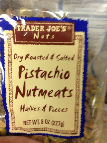 Trader Joe's Dry Roasted and Salted Pistachio Nutmeats Halves and Pieces