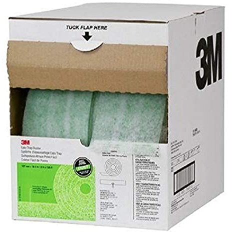 3M Reinigungsvlies Easy Trap, Weiß, 203 mm x 152 mm, Gesamtlänge 38,1 m, 250 Blatt/Rolle | Packung mit 2 | nass oder trocken verwendbar | reinigt Böden und Oberflächen