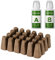 Yoocaa Éponges de Culture avec Engrais pour Plantes pour Système de Culture Hydroponique, dosettes de Démarrage avec 24 Éponges, Plantes Solides à Nutriments A&B