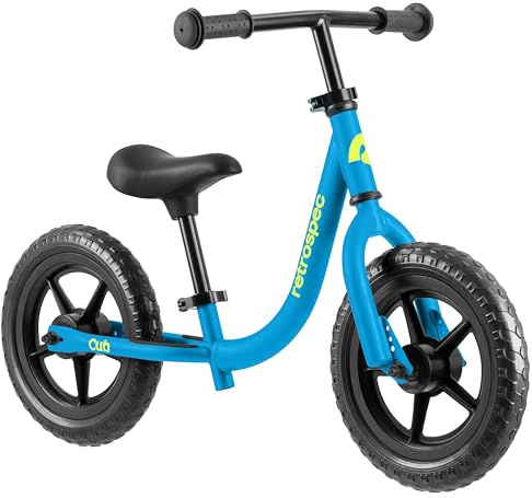 Retrospec Cub 2 Toddler 12 Balance Bike, 18 Months - 3 Years Old, No Pedal Beginner Kids Bicycle for Girls & Boys, Flat-Free Tires, Adjustable Seat, & Durable Frame