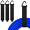 4 Pcs Extension Cord Organizer Heavy Duty Cables Holder Storage Straps Suspension Hose Manager Type Durable with Hanging Triangle Buckle for Garage Garden Water Hose