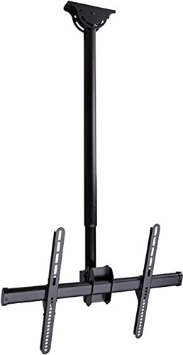 Supporto TV sospeso, Supporto TV Multifunzione soffitto, Adatto alla Maggior Parte dei televisori LCD a Schermo Piatto e curvi 32-70 Pollici, Supporto TV Adatto Centri Commerciali, luoghi Lavoro e ne