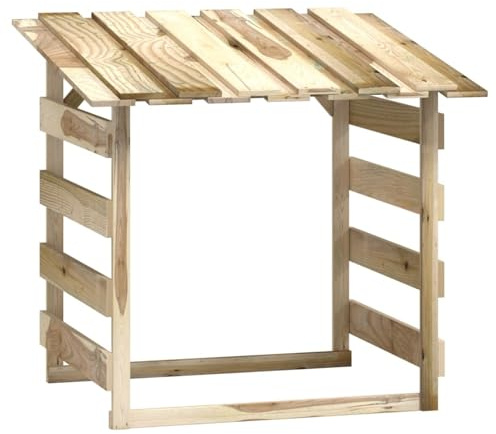 Vopese Pérgola de jardín de madera para decoración de techo de entrada, pasaje 100 x 90 x 100 cm, madera de pino impregnada verde Model3096645