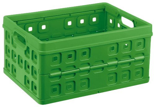 Sunware Klappbox Square 32 L grün Einkaufsbox Einkaufskorb