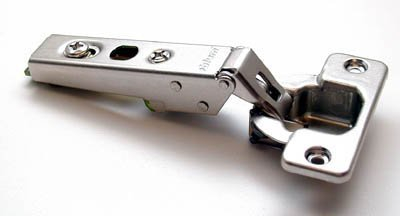 (8 Scharniere Plus 4 Dämpfer) Blum Clip Top 100 Grad Standard Scharnier Küche Schrank Tür Scharnier mit externem selbstschliessende Mechanismus Schnelle Montage Pufferung Scharnier, Made in Austria
