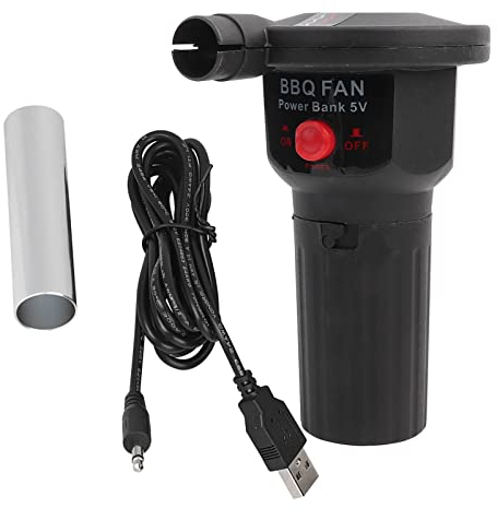 TOPINCN Ventilateur d'air de Barbecue Portable Air Blower BBQ Air Blower5V Légère BBQ Air Blower pour Barbecue Pique-Nique Camping en Plein Air Cuisine Outil