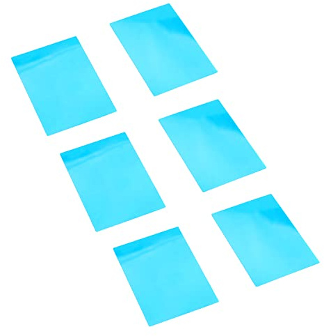 Othmro Pack de 24 DIY Filtre Bleu Papier Fabrication de Lunettes Style 3D Rouge Bleu 3D Film Lunettes de Jeu Lunettes 3D Cadre Lentilles en Résine Blanche pour 3D TV Cinéma Home Films