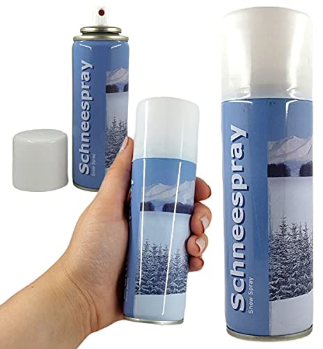 Cepewa Schneespray Weihnachten Dekospray Weiß Kunstschnee Deko Spray 3X Dose je ca.111ml