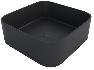 Kadelg Kleines Waschbecken Gäste Wc,Aufsatzwaschbecken Schwarz Matt,Waschtisch Für Aufsatzwaschbecken