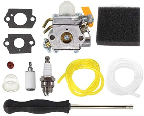 Carburateur avec Filtre à Air Tournevis de Réglage pour Ryobi RBC30SESA RBC30SBSA RHT2660DA RLT30CESA RLT30SESA RPR3025JA Remplacer ZAMA C1U-H60D C1U-H60E
