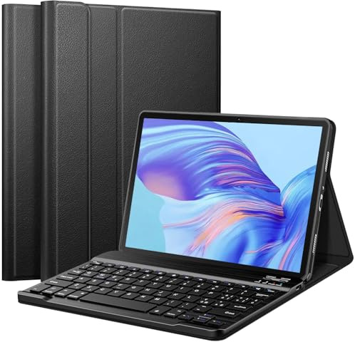 EatronChoi Tangentbordsfodral för Honor Pad X9 11,5 tum 2023 surfplatta, smalt skydd med magnetiskt avtagbart trådlöst Bluetooth-tangentbord för 11,5 tum Honor Tablet X9 (Honor Pad X9 11,5 tum)
