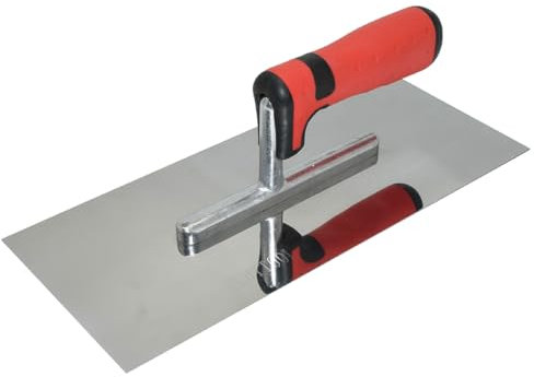 ZCHYTOOL Cazzuole Di Finitura Frattazzo Rasatura Acciaio Inossidabile Cartongesso 30x13 CM Per la Spianatura Delle Superfici In Gesso