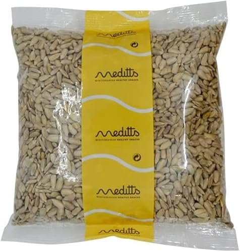 Meditts - Graines de Tournesol 1 kg | Format Économique | 100% Naturelles, Sans Sel | Riches en Protéines et Fibres | Keto, Vegan et Sans Gluten