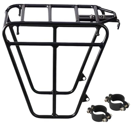 Bikes Racks Basket - Lightweight Touring Carrier, Safe Bike Strut Rack | Long Lasting Rear Mount Support Mountain of Road, Sturdy Storage for Daily Commuting -Work, Travel Wheel Equipment e