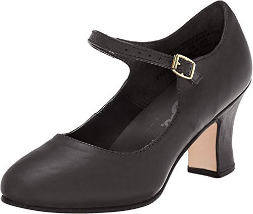 Capezio Manhattan Character Shoe, Black, 8.5 M