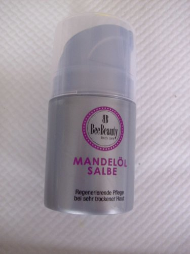 BeeBeauty Mandelöl Salbe - Regenerierende Pflege bei sehr trockener Haut Pflegecreme 50ml Tagescreme
