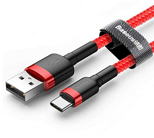 Baseus Cafule Cable - USB to USB-C Connect & Charge Cable 2 A, 2 m (Red)