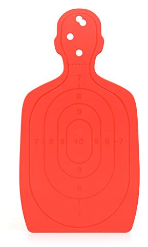 Red Chopping Board Kitchen Cutting - Novelty Target Practice Themed Plastic Non Stick Non Slip Easy Clean Dishwasher Safe - 40 x 21.4cm