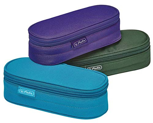 Herlitz 50021949 Faulenzer Etui, Fresh Colors, farbig Sortiert (Keine Auswahl möglich!), 1 Stück