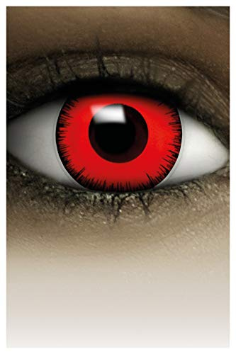FXCONTACTS Volturi Halloween Kontaktlinsen – Rot ohne Stärke